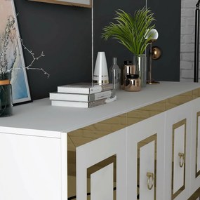 Szafka Karya White and Gold
