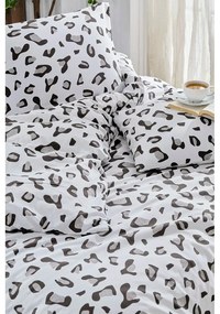 Biało-szara pościel jednoosobowa z prześcieradłem/3-częściowa 160x220 cm Modern – Mila Home