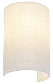 Inteligentna lampa ścienna biała z WiFi A60 - Simple Drum Jute Nowoczesny Oswietlenie wewnetrzne