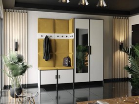 Garderoba ROJ 21 Biały + Żółty