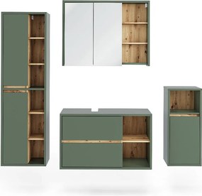 Zestaw mebli łazienkowych zielony/rzemieślniczy 100x45.5x60 viola