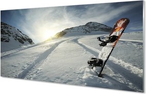 Panel nad Blat Kuchenny Snowboard w Zimowych Górach