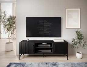 Stolik RTV RAFTT 152x55 cm, czarny