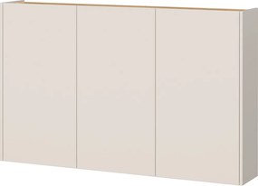 Kremowa szafka w dekorze dębu 138x87x25 cm Libbiano – Germania