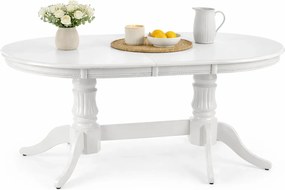 Klasyczny Stół Rozkładany W Kolorze Białym H8-B11