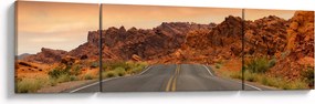 Obraz drogi w górach (170x50 cm)