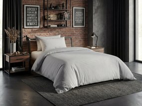 PrzytulneMieszkanie.pl PrzytulneMieszkanie.pl Bawełniana pościel CALMORA jasnoszara Rozmiar pościeli: 2 szt 70 x 90 cm | 200 x 220 cm