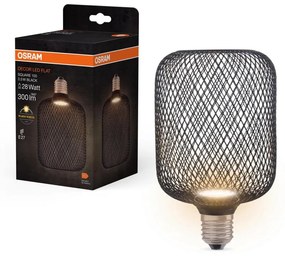 LED Żarówka DECOR FLAT E27/3,5W/230V 2700K czarna - Osram