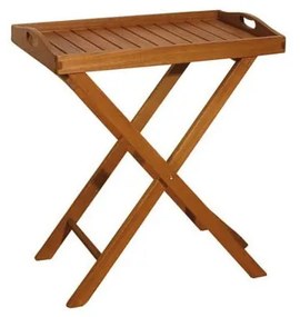 Stolik ogrodowy z litego drewna eukaliptusowego 42x67 cm Dallas – Garden Pleasure