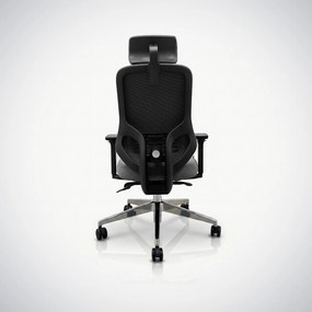 Ergonomiczny fotel biurowy ciemnoszary AXIS