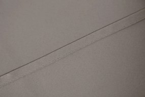 Szaro-brązowa zasłona OXFORD 140x250 cm Zawieszanie: Taśma z wiązaniami