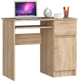 Małe biurko pod laptopa i drukarkę dąb sonoma -  Torres 4X