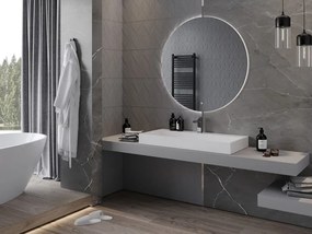 Mexen Erg lustro łazienkowe podświetlane, okragłe 100 cm, LED 6000K, antypara - 9823-100-100-611-00