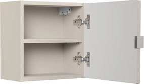 Wisząca szafka łazienkowa boczna Bella Qubik 83-35-1DQ, kaszmir