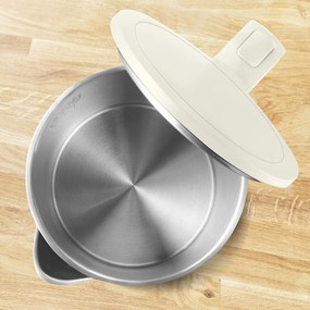 Kremowy czajnik elektryczny 1,5 l Thermo Protect KO140AE0 – Tefal