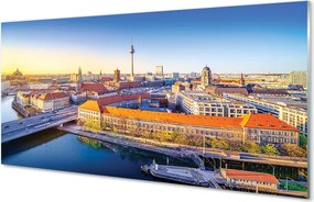 Panel Szklany Berlińskie Mosty nad Rzeką