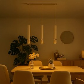 Lampa wisząca kaszmir złoty JOKER CASHMERE/GOLD 3xGU10