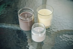 Świeca zapachowa w szkle MINNESOTA AMATISTA CREAM 8 cm kremowa