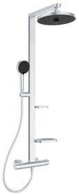 Metalowy zestaw prysznicowy w kolorze matowego srebra 111 cm ALU+ – Ideal Standard