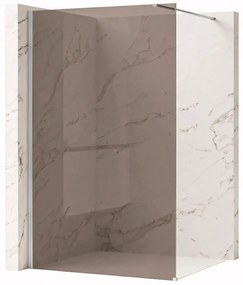 Kabina prysznicowa Walk-In Rea Flexi Brown / Chrome 100