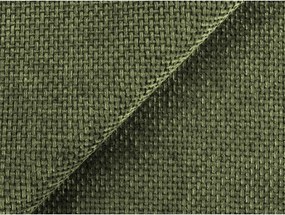 Zielony rozkładany/ze schowkiem narożnik z tkaniny szenilowej (lewostronny/w kształcie litery L) Kona – Makamii