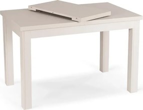 Stół Prostokątny Rozkładany SKUBI 120-160 cm Kaszmir Nowoczesny