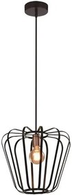 Industrialna lampa wisząca z ażurowym kloszem - V148 W4-B14