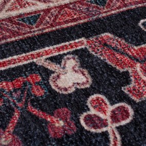 Bordowy dywan z mieszanki włókien z recyklingu odpowiedni do prania 120x170 cm Windsor – Flair Rugs