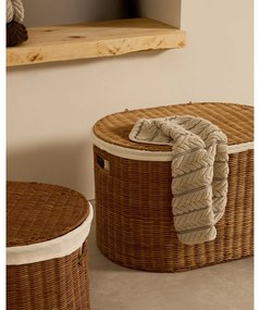 Rattanowe koszyki zestaw 2 szt. 50x36x32 cm Indali – Kave Home