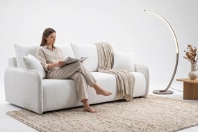 Sofa tapicerowana LINEA nowoczesna minimalistyczna skandynawska z funkcją spania z pojemnikiem