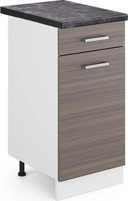 Szafka dolna do kuchni szlachetna szarość 40x60x81.6 r-line