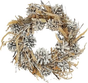 Wianek Winter Cone ⌀30cm beige