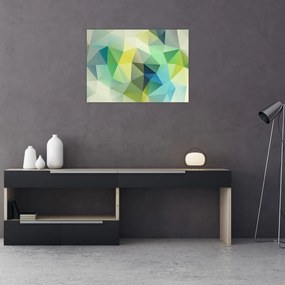 Obraz abstrakcji geometrycznej (70x50 cm)