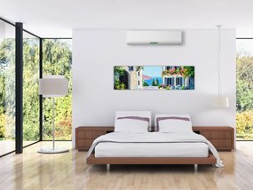 Obraz - Grecka aleja, obraz olejny (170x50 cm)