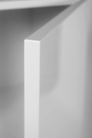 Szafka łazienkowa LOV 33 cm biały połysk wysoka  KROFAM