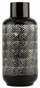 Wazon ceramiczny YL711 Zuba , czarno-biały