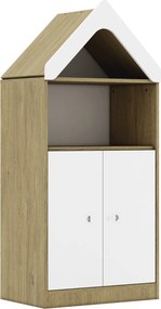 Szafa szkolna na klucz domek Blox BASE 70 index 3P-2R-2F2-D