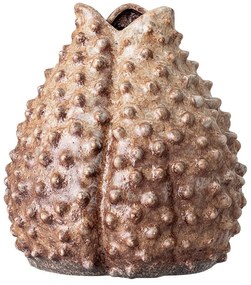Brązowy kamionkowy wazon Bloomingville Saifaldin, wys. 19 cm