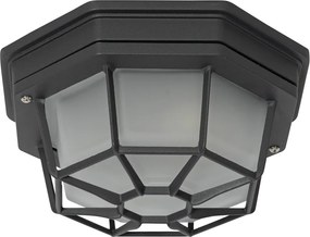 Lampa sufitowa rustykalna ciemnoszara 21,3 cm IP44 - Bri