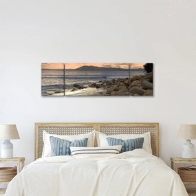 Obraz - Morze i góry (170x50 cm)