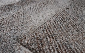 Dywan Diamond New jodełka szaro-beżowy 160 cm x 220 cm