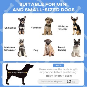 PawHut Legowisko dla Psa z Baldachimem, Zewnętrzne, Przenośne, Wodoodporne, do 30 kg, 61 x 46 x 63 cm, Ciemnoniebieskie