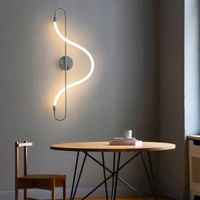 Lampa ścienna kinkiet LED APP859-W Long Chrom