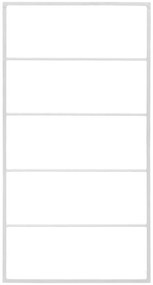 Biała nowoczesna drabinka do łazienki H6-P20