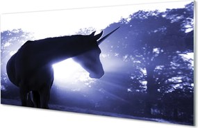 Panel Szklany Legenda o Jednorożcu w Lesie