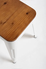 Taburete Torix Pequeńo Madera Natural