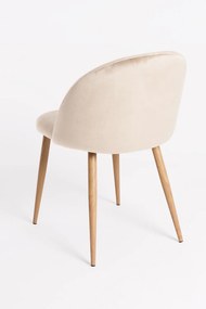 Zestaw 4 Krzese Vint Aksamitne