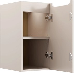 Wisząca szafka łazienkowa podblatowa Nova 30 cm, kaszmir mat