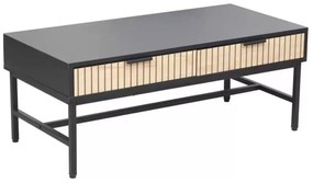 Ława MAGO 100x48 dąb/czarny mat SIGNAL