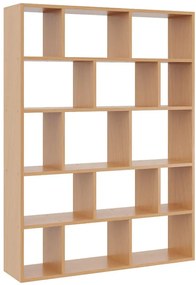 Minimalistyczny regał w kolorze buk wiszący lub stojący C1-M57